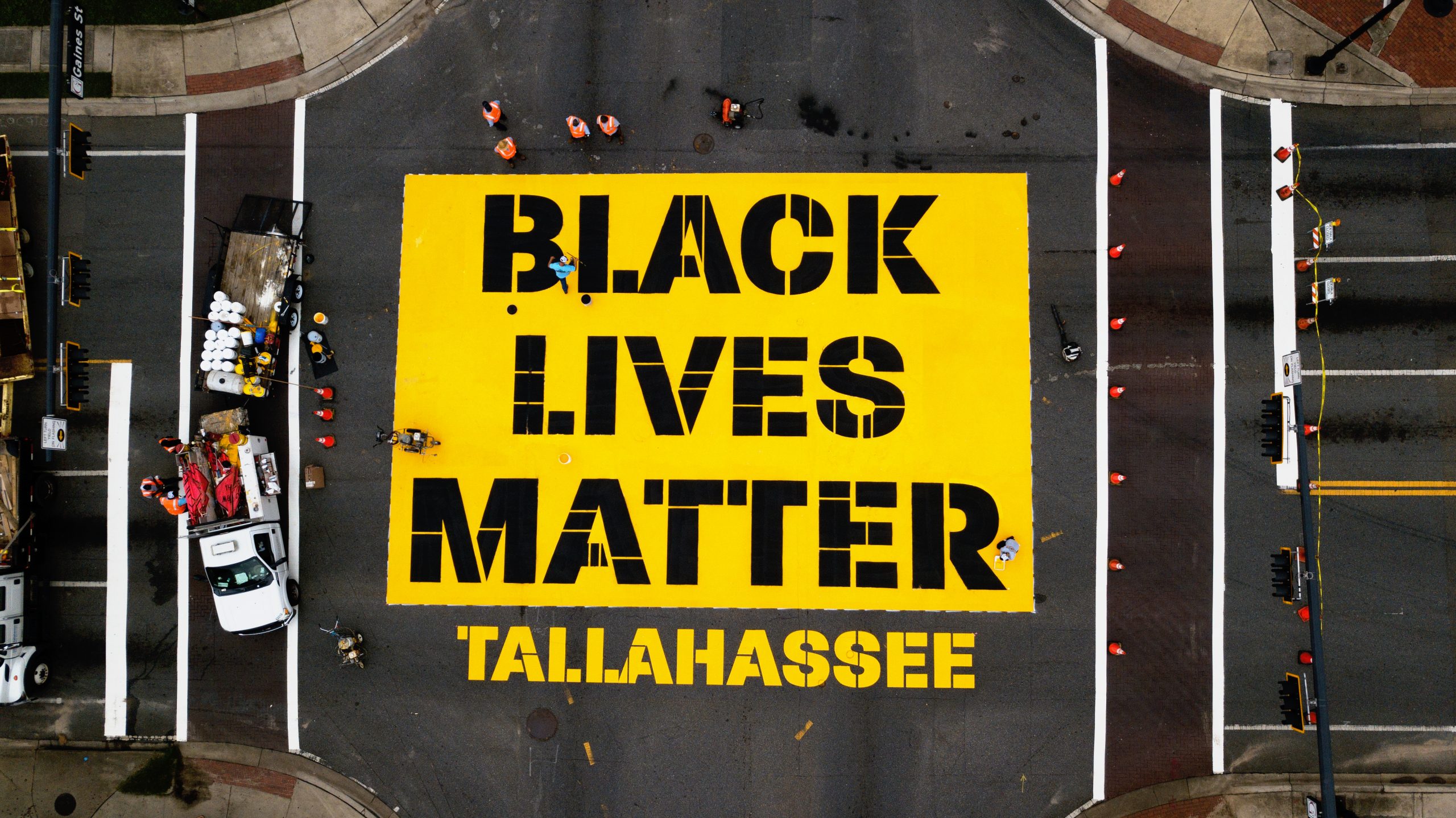 black lives matter mural