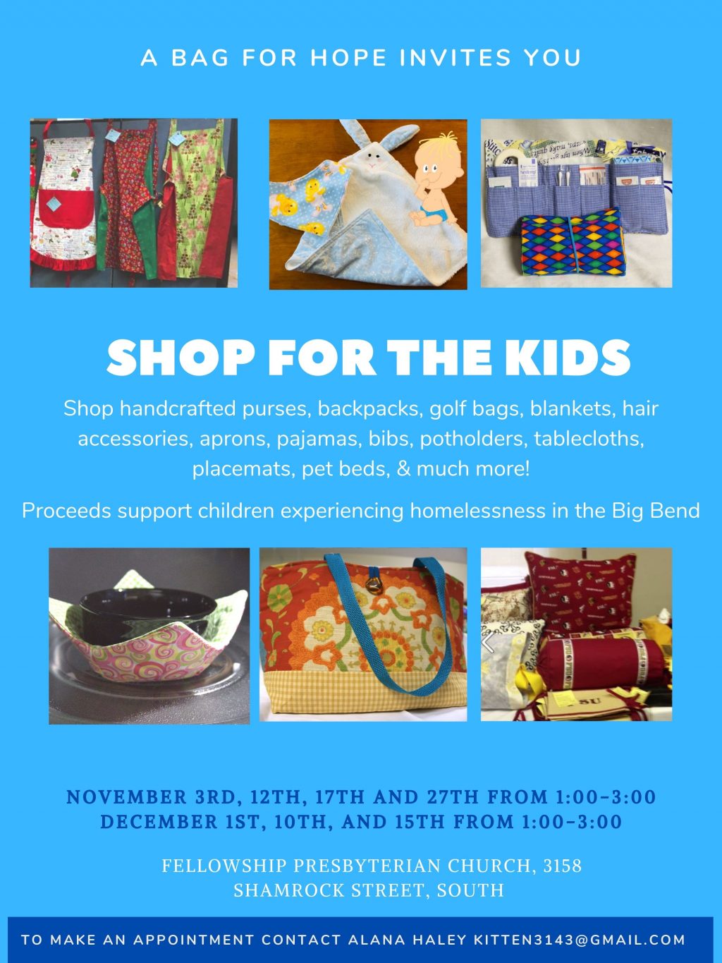 Shop for the Kids – A Bag for HOPE
