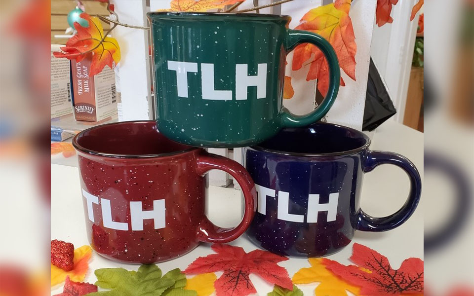 TLH logo mugs