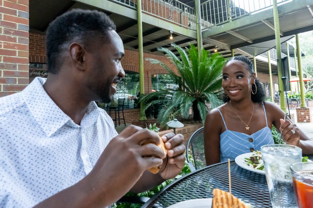 black couple food glorious food