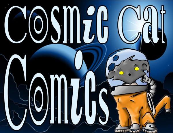 cosmic cat comic logo