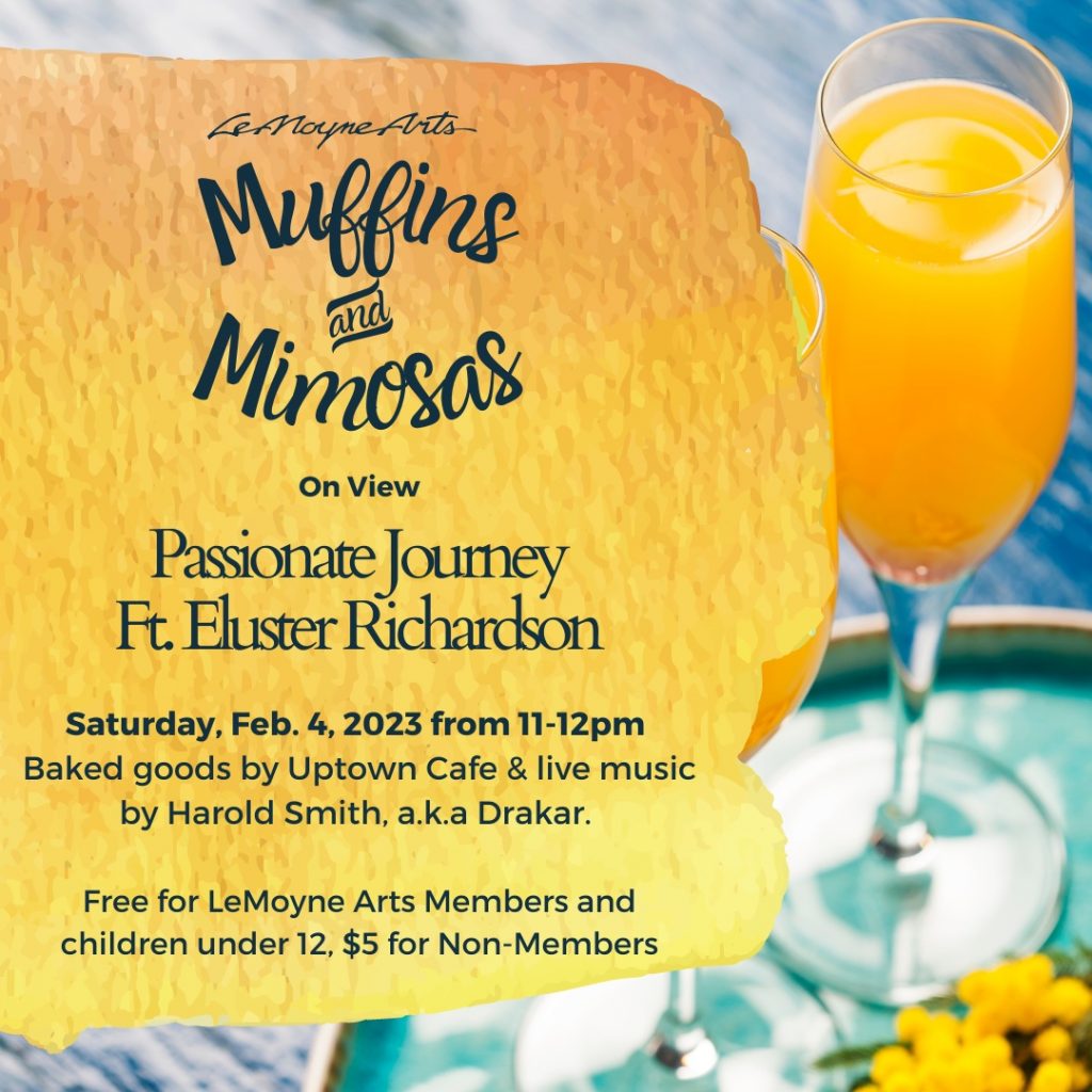 Muffins & Mimosas: Saturday, Feb. 4, 2023 from 11-12pm