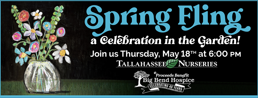 Big Bend Hospice Spring Fling and 40th anniversary celebration on May 18th!!
