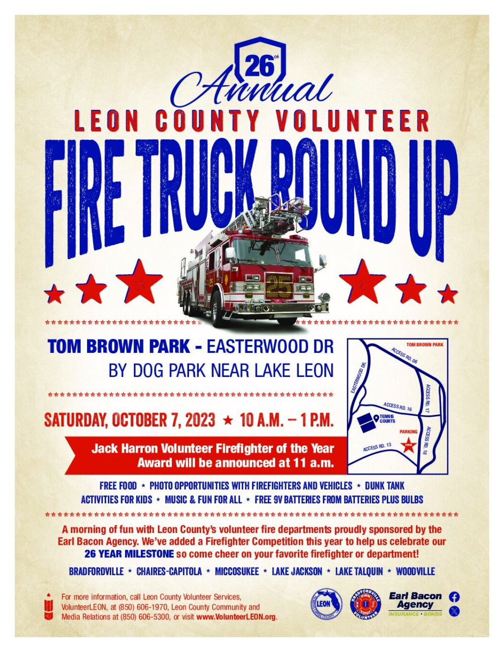 Leon County Volunteer Fire Truck Round Up