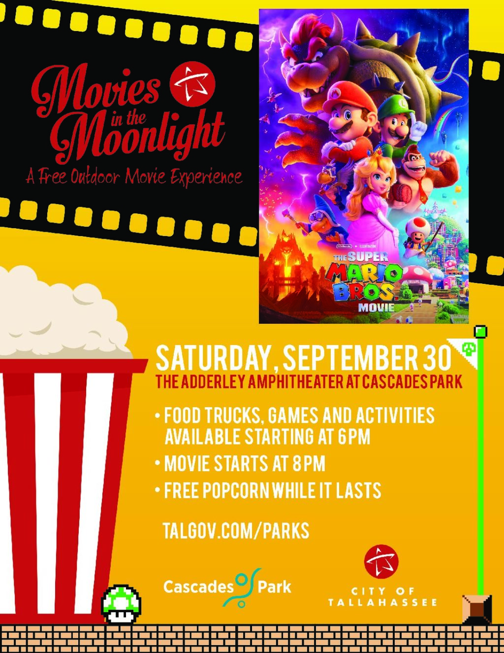 Movies In The Moonlight at Cascades Park