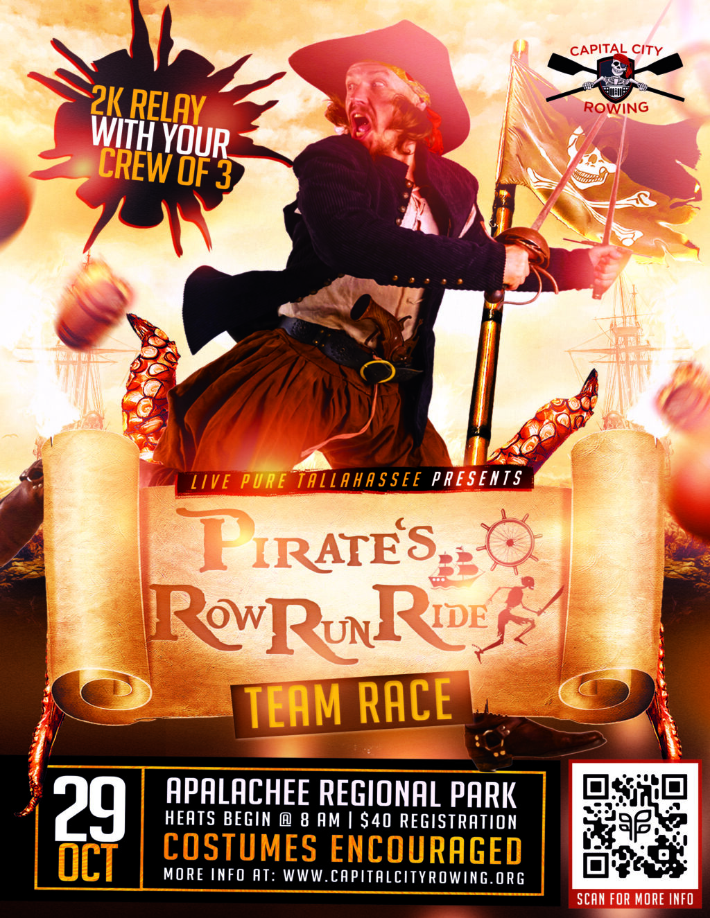 Pirates Row, Run, Ride