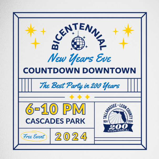 New Years Eve Bicentennial Countdown Downtown