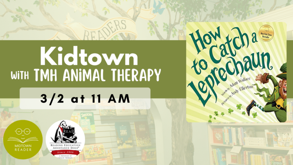 KIDTOWN: Guest Reader – Tallahassee Memorial Animal Therapy