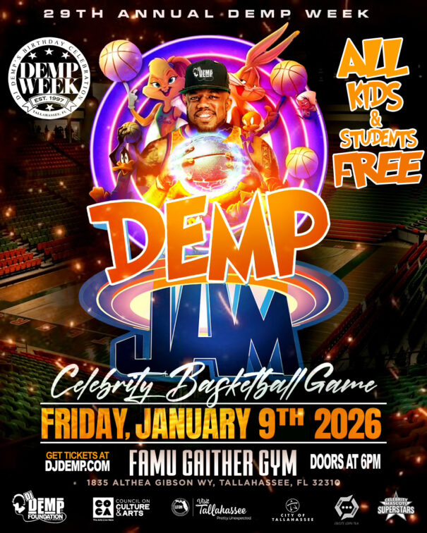poster for demp week basketball game