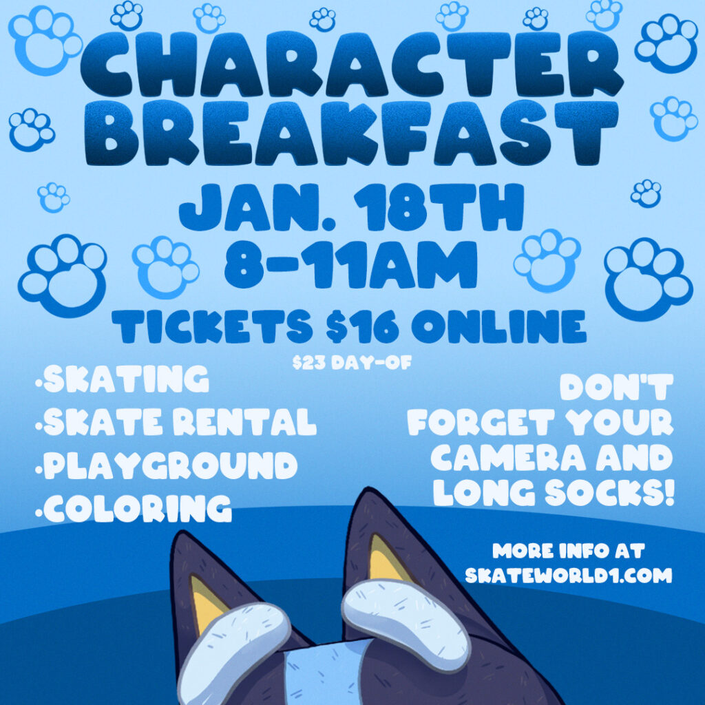 Blue Puppy Character Breakfast