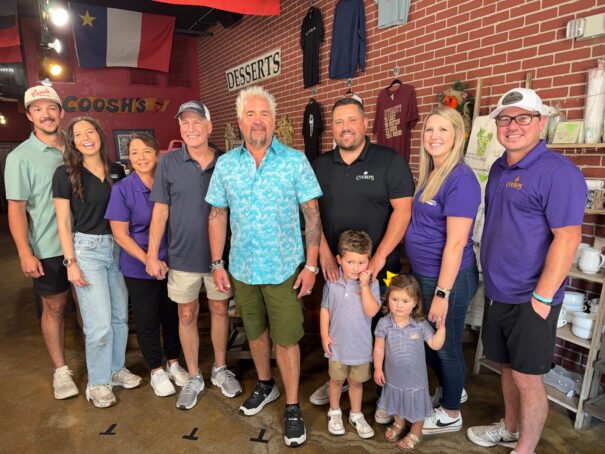 Guy Fieri at Coosh's Bayou Rouge Restaurant in Tallahassee