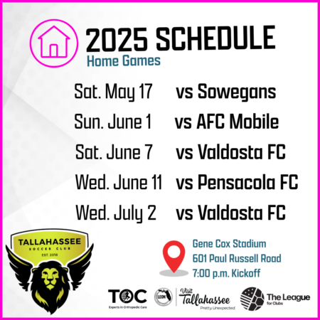 Tallahassee Soccer Club vs AFC Mobile