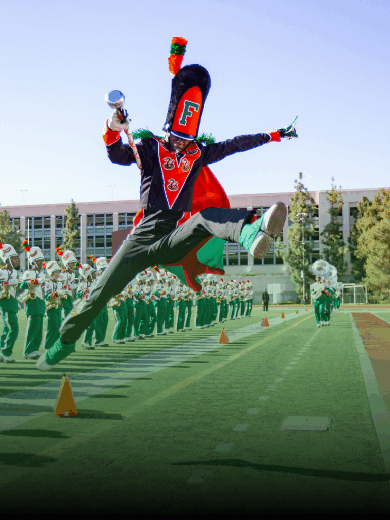 marching 100 at bragg stadium