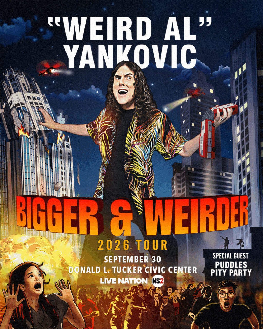 “Weird Al” Yankovic: Bigger & Weirder 2026 Tour
