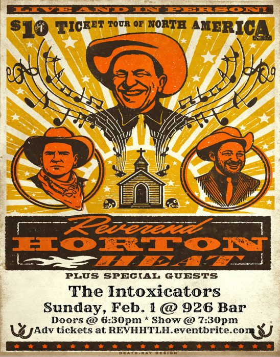 Reverend Horton Heat with The Intoxicators at 926 Bar