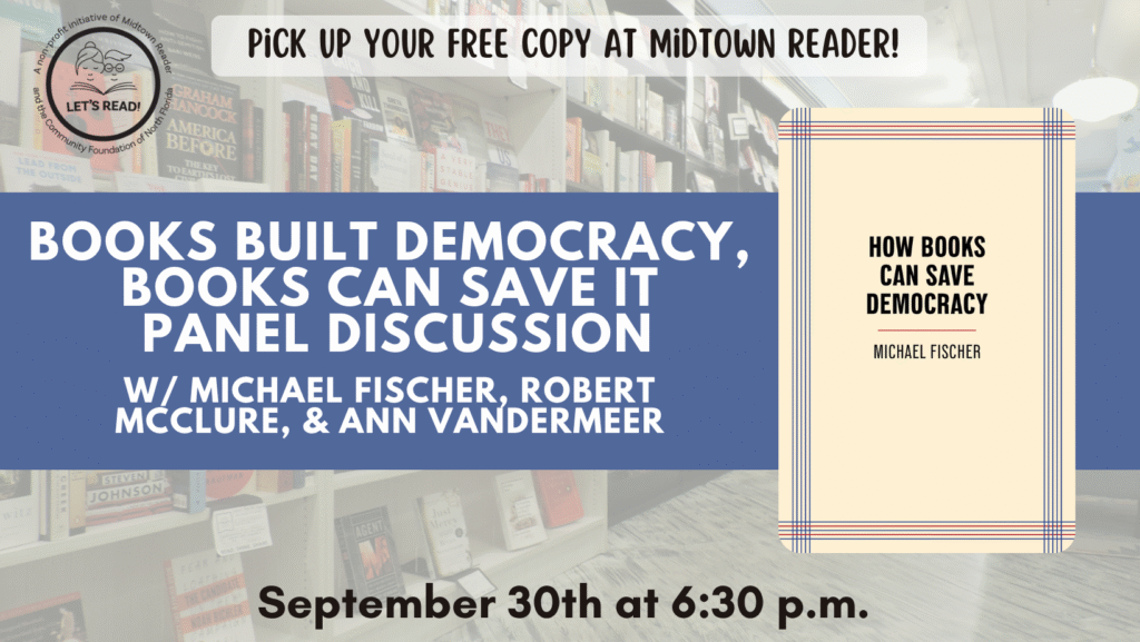 Books Built Democracy, Books Can Save It Panel Discussion