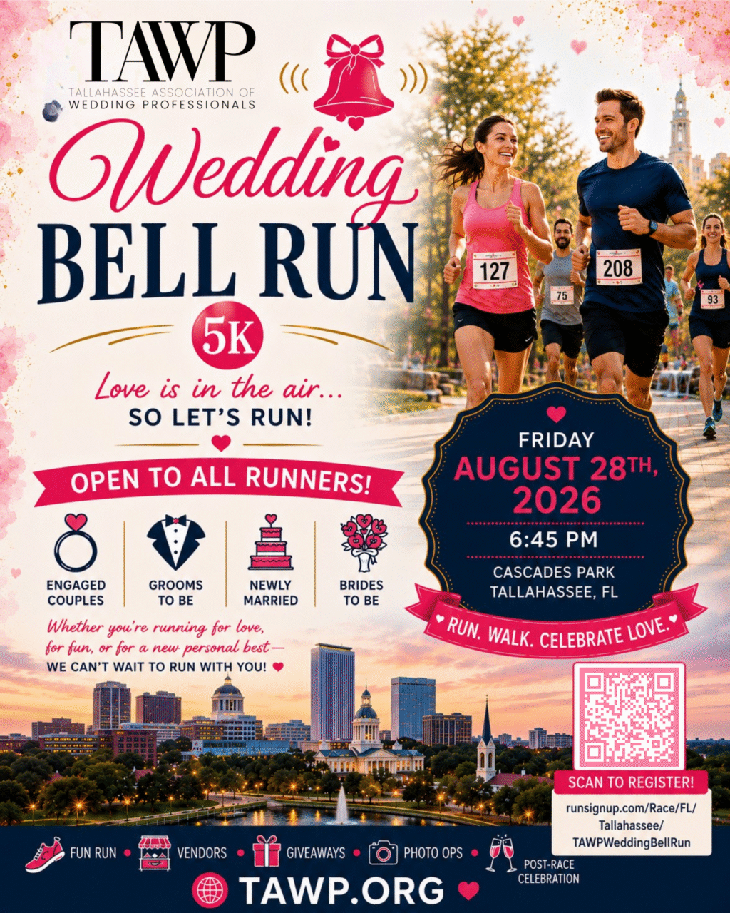 TAWP Wedding Bell Fun Run & 5k