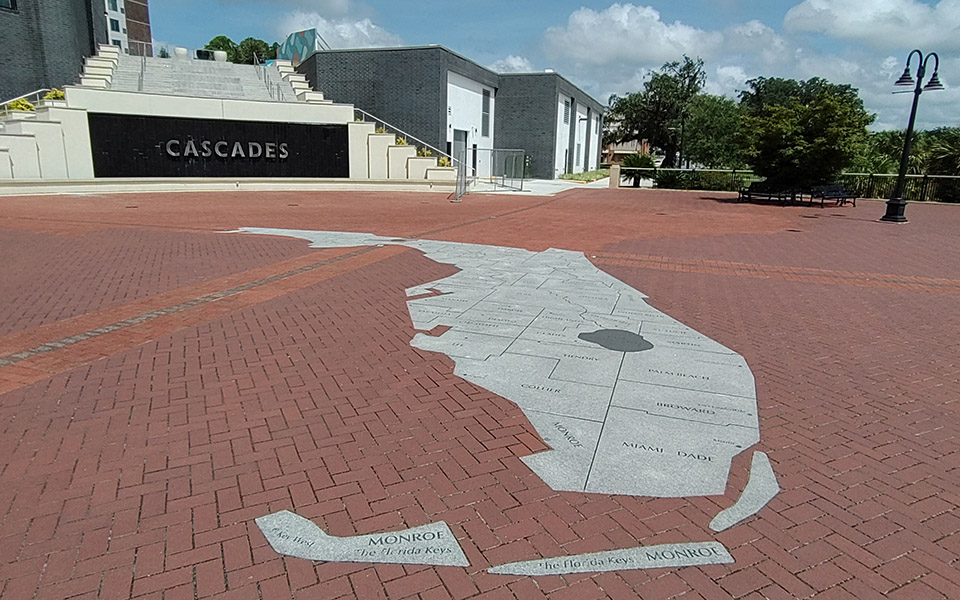 Prime Meridian Plaza and Marker