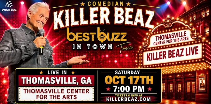 Comedian Killer Beaz LIVE at Thomasville Center for the Arts | Visit ...